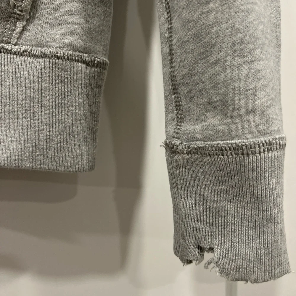 Abercrombie Kids, boy’s distressed zip hoodie - Picture 7 of 8